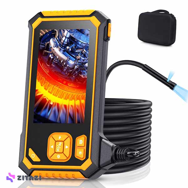 لوله آندوسکوپی صنعتی دو لنز 4.5 اینچی GREUNION Dual Lens Industrial Endoscope with Carrying Bag, 4.5 LCD Screen