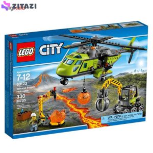 لگو سری City مدل Volcano Supply Helicopter 60123