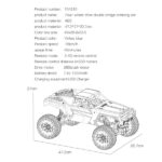 ماشین بازی کنترلی دبلیو ال تویز مدل Off-road Vehicle Truck