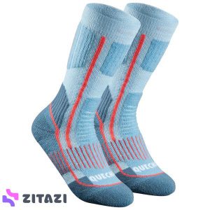 Çocuk Termal Çorap - 2 Çift - Mavi / Gri - SH520 Warm Mid