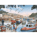 پازل 1000 تکه آرت پازل طرح The Little Fishermen in the Harbor كد 4231