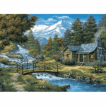 پازل 2000 تکه آرت پازل طرح Two Small Waterfalls كد 5471