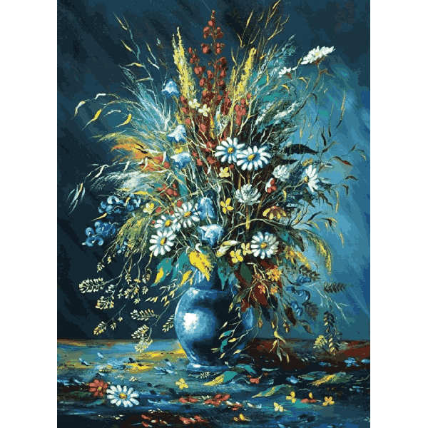 پازل 1000 تکه آرت پازل طرح Wild Flowers کد 5212