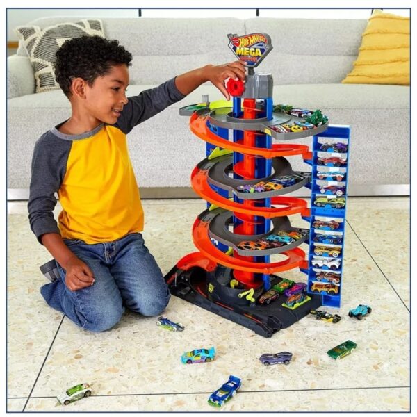 بازی آموزشی پارکینگ ماشین بازی مدل HOT WHEELS Mega Garage - Image 5