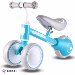 سه چرخه کودک شیامی آبی allobebe Baby Balance Bike