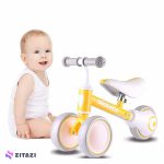 سه چرخه کودک شیامی زرد allobebe Baby Balance Bike
