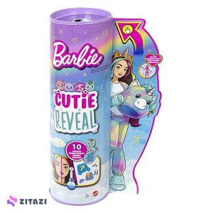 عروسک باربی مدل خرگوش Barbie Cutie Reveal Series 2 Rainbow Unicor
