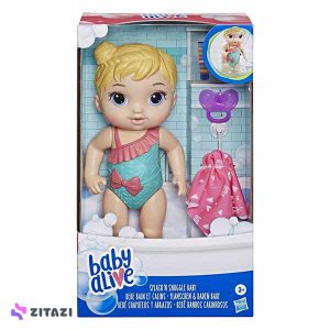 عروسک بیبی الایو مدل Baby Alive Bath Time With My Baby E8716