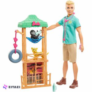 عروسک-مرد-باربی-مدل-Barbie-Ken-And-His-Professions-Play-Set