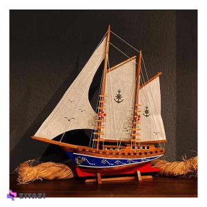ماکت کشتی چوبی لاپیدار مدل Lapidaria Wooden Ship Model with Illuminated Sailing