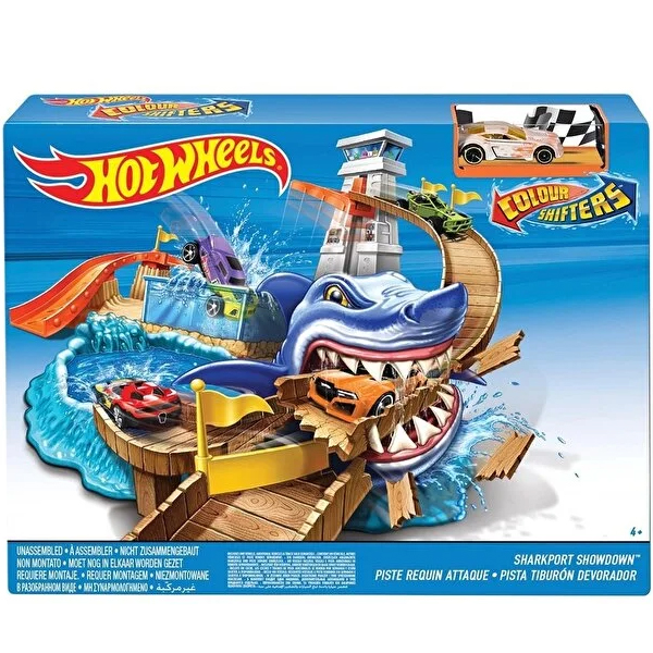 بازی آموزشی پیست ماشین مدل HOT WHEELS Hot Wheels Sharky Racing