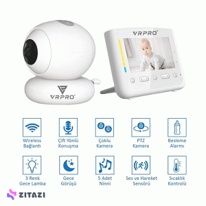 پیجر-تصویری-Wifi-Baby-Monitoring-Camera-With-Lullaby-Multi-Camera-Support-1