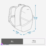 کوله پشتی 5 لیتری کچوا مدل MH100