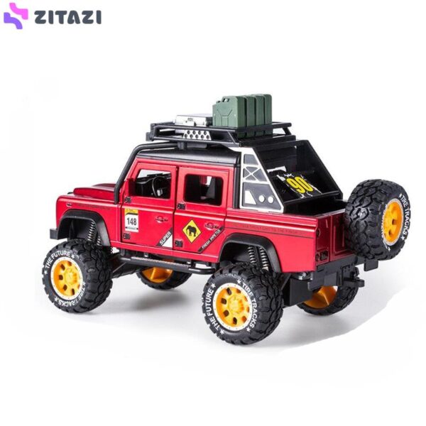 ماکت ماشین مدل LandRover Defender Camel Cup