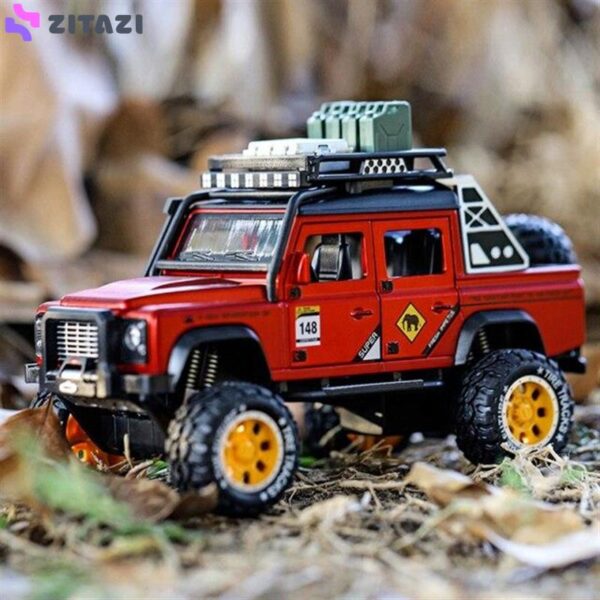 ماکت ماشین مدل LandRover Defender Camel Cup