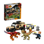 لگو سری ژوراسیک مدل Pyroraptor & Dilophosaurus Transport کد 76951