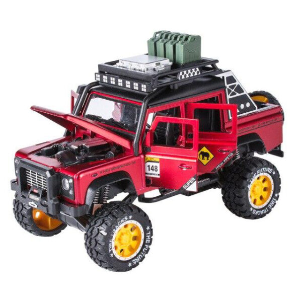 ماکت ماشین مدل LandRover Defender Camel Cup