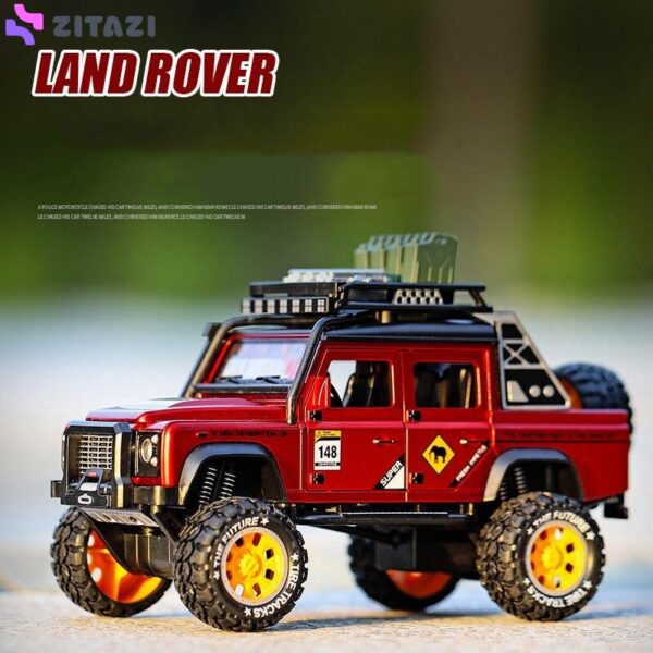 ماکت ماشین مدل LandRover Defender Camel Cup