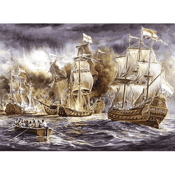 پازل 1500 تکه آرت پازل مدل Battleship War کد 4549