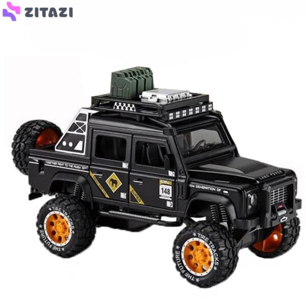 ماکت ماشین مدل LandRover Defender Camel Cup