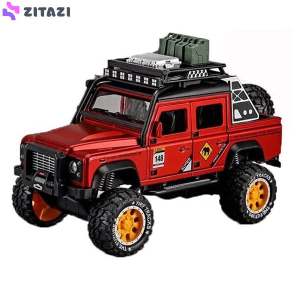 ماکت ماشین مدل LandRover Defender Camel Cup