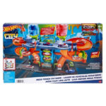 کیت بازی هات ویلز سری سیتی مدل Mega Car Wash Tower - Image 5