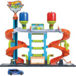 کیت بازی هات ویلز سری سیتی مدل Mega Car Wash Tower - Image 2