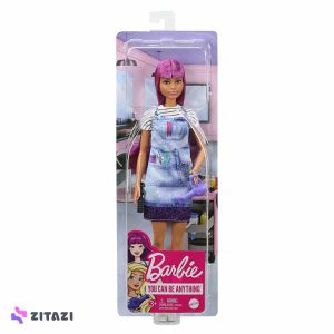 عروسک-باربی-آرایشگر-مدل-Barbie-Career-Dolls-Series-Hairdresser-