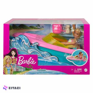 عروسک-باربی-جت-سوار-مدل-Barbie-Doll-and-Boat-Floats-in-Water---.--