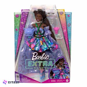 عروسک-باربی-سیاه-پوست-مدل-Barbie-Extra-Fancy-Doll-in-Purple-Costume.-.-
