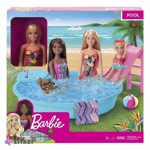 عروسک باربی شناگر مدل Barbie and the Fun Pool