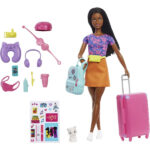 عروسک باربی مدل Barbie Brooklyn Travel and Accessories کد ‎HGX55