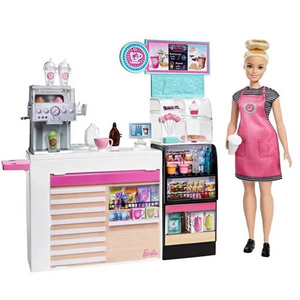 عروسک باربی مدل Barbie Coffee Shop کد GMW03