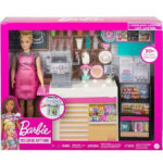 عروسک باربی مدل Barbie Coffee Shop کد GMW03