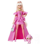 عروسک باربی مدل Barbie Extra Fancy Pink Costume کد HHN12