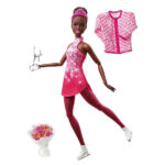عروسک باربی مدل Barbie Ice Skating Athlete Doll کد Hcn31