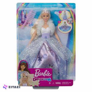 عروسک-باربی-پرنسس-برفی-مدل-Barbie-Dreamtopia-Snow-Princess-Doll