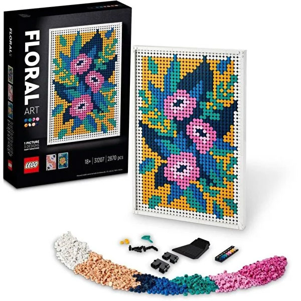 لگو سری آرت مدل Floral Art کد 31207
