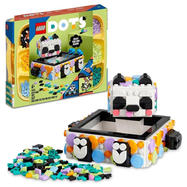 لگو سری داتس مدل Cute Panda Tray کد 41959