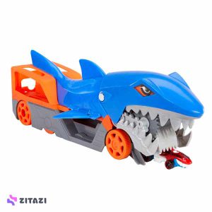 پارکینگ طرح کوسه هات ویلز مدل Hot Wheels® Shark Carrier Playset