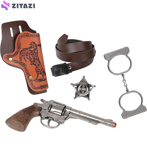 ست تفنگ بازی گانهر مدل Wild West Metal