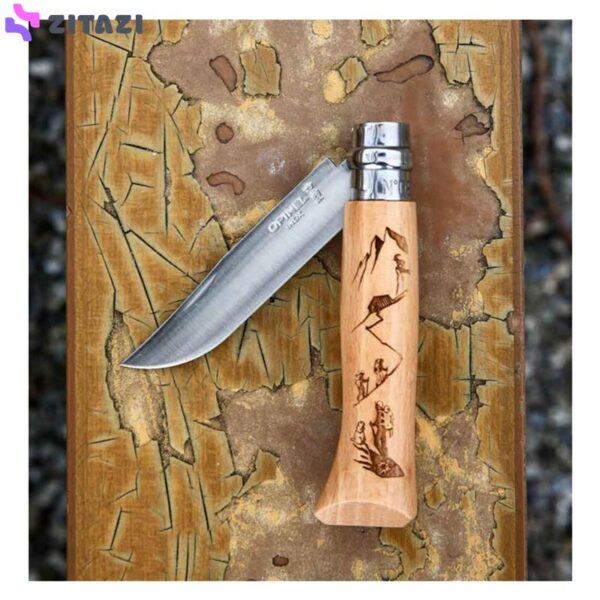 چاقوی سفری اوپینل مدل N08 Engraved Hiking