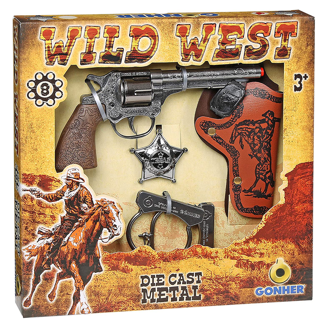ست تفنگ بازی گانهر مدل Wild West Metal ست تفنگ بازی گانهر مدل Wild West Metal