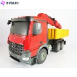 ماشین بازی کنترلی دابل ای مدل Mercedes-Benz Arocs Crane