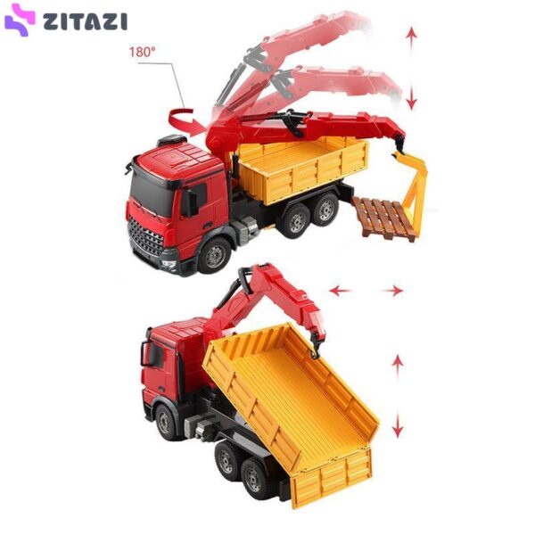 ماشین بازی کنترلی دابل ای مدل Mercedes-Benz Arocs Crane