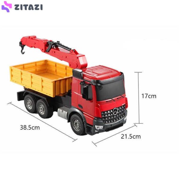 ماشین بازی کنترلی دابل ای مدل Mercedes-Benz Arocs Crane