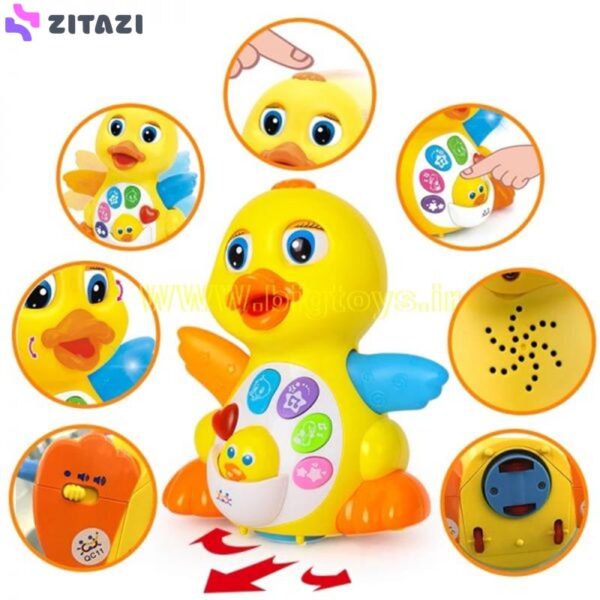 بازی آموزشی موزیکال هولا مدل Dancing Duck