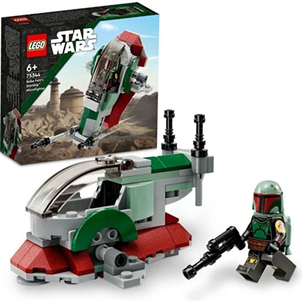 لگو سری استاروارز مدل Boba Fett's Starship Microfighter کد 75344