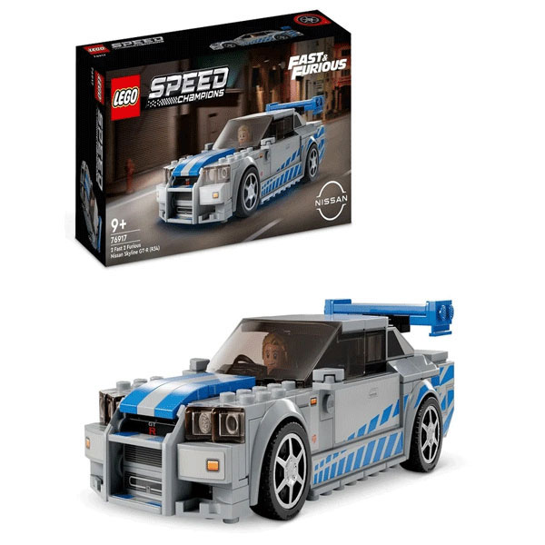 لگو سری اسپید مدل 2 Fast 2 Furious Nissan Skyline GT-R (R34) کد 76917