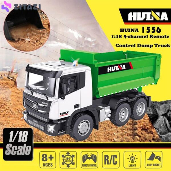 ماشین بازی کنترلی هوینا مدل کامیون Huina 1556